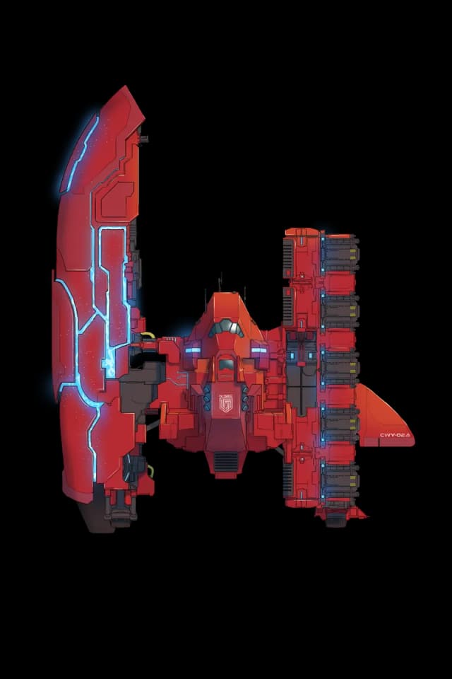 Cassowary map, Original Exterior variant