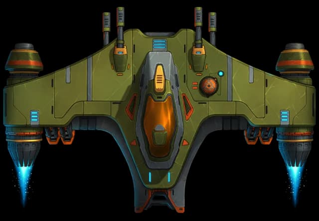 Gullwing - Fighter map, Original Exterior variant